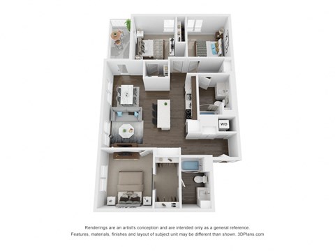 The Offset C1 Floor Plan